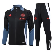 Manchester United Ensemble Veste d'entraînement 2024/25 - Noir Bleu