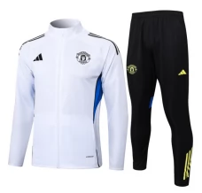Manchester United Ensemble Veste d'entraînement 2025/26 - Blanc Manchester United Ensemble Veste d'entraînement 2025/26 - Blanc