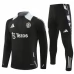 Manchester United Survêtement 2024/25 - 1-4 Zip Noir Gris