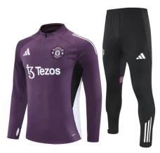Manchester United Survêtement 2025/26 - 1-4 Zip Violet Manchester United Survêtement 2025/26 - 1-4 Zip Violet