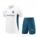 Olympique de Marseille Ensemble Maillot d'entraînement 2024/25 - Shorts Blanc