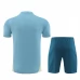 Olympique de Marseille Ensemble Maillot d'entraînement 2024/25 - Shorts Bleu