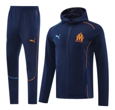 Olympique de Marseille Ensemble Veste d'entraînement 2024/25 - Capuche Dark Bleu