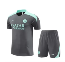 Paris Saint Germain Ensemble Maillot d'entraînement 2024/25 - Shorts Gris