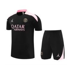 Paris Saint Germain Ensemble Maillot d'entraînement 2024/25 - Shorts Noir Rose