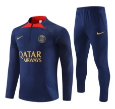Paris Saint-Germain Ensemble Sweat d'entraînement 2023/24 - 1-4 Zip Navy