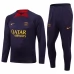 Paris Saint-Germain Ensemble Sweat d'entraînement 2023/24 - 1-4 Zip Violet