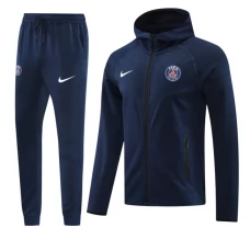 Paris Saint Germain Ensemble Veste d'entraînement 2024/25 - Capuche Bleu
