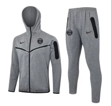 Paris Saint Germain Ensemble Veste d'entraînement 2024/25 - Capuche Gris