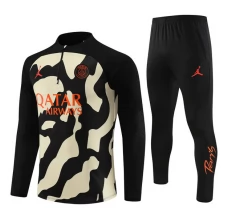 Paris Saint-Germain Survêtement 2023/24 - 1-4 Zip Jaune Camouflage