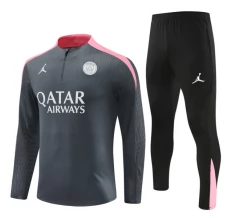 Paris Saint Germain Survêtement 2024/25 - 1-4 Zip Gris