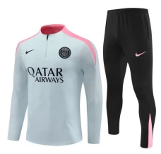 Paris Saint Germain Survêtement 2024/25 - 1-4 Zip Light Gris