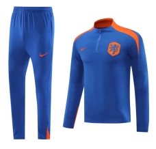 Pays-Bas Survêtement 2024/25 - 1-4 Zip Bleu