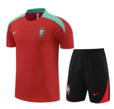 Portugal Ensemble Maillot d'entraînement 2024/25 - Dark Rouge Portugal Ensemble Maillot d'entraînement 2024/25 - Dark Rouge
