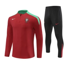 Portugal Survêtement 2024/25 - 1-4 Zip Rouge