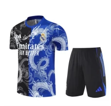 Real Madrid Ensemble Maillot d'entraînement 2025/26 - Shorts Dragon Noir