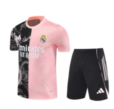 Real Madrid Ensemble Maillot d'entraînement 2025/26 - Shorts Dragon Rose