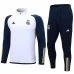 Real Madrid Ensemble Sweat d'entraînement 2023/24 - 1-4 Zip Blanc