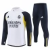 Real Madrid Ensemble Sweat d'entraînement 2023/24 - 1-4 Zip Blanc