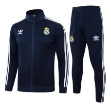 Real Madrid Ensemble Veste d'entraînement 2024/25 - Dark Bleu