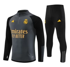 Real Madrid Survêtement 2023/24 - 1-4 Zip Gris