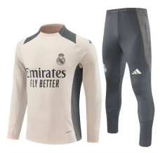 Real Madrid Survêtement 2024/25 - 1-4 Zip Beige