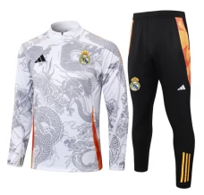 Real Madrid Survêtement 2024/25 - 1-4 Zip Dragon Blanc