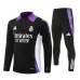 Real Madrid Survêtement 2024/25 - 1-4 Zip Noir Violet