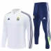 Real Madrid Survêtement 2025/26 - 1-4 Zip Blanc Real Madrid Survêtement 2025/26 - 1-4 Zip Blanc