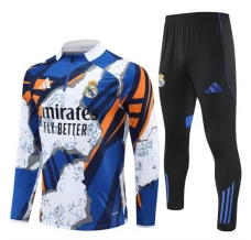 Real Madrid Survêtement 2025/26 - 1-4 Zip Bleu Real Madrid Survêtement 2025/26 - 1-4 Zip Bleu