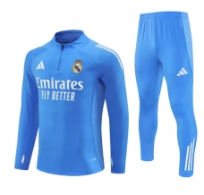 Real Madrid Survêtement 2025/26 - 1-4 Zip Bleu