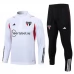 São Paulo FC Ensemble Sweat d'entraînement 2023/24 - 1-4 Zip Blanc