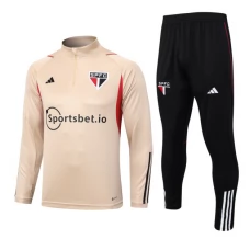 São Paulo FC Ensemble Sweat d'entraînement 2023/24 - 1-4 Zip Noir