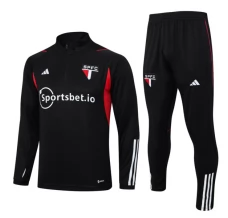 São Paulo FC Ensemble Sweat d'entraînement 2023/24 - 1-4 Zip Noir