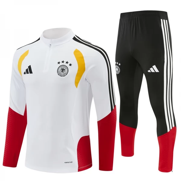 Survêtement Allemagne 2026/27 - 1-4 Zip Blanc Survêtement Allemagne 2026/27 - 1-4 Zip Blanc