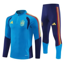 Survêtement Espagne Enfant 2026/27 - 1-4 Zip Bleu Survêtement Espagne Enfant 2026/27 - 1-4 Zip Bleu