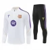 Survêtement FC Barcelone 2026/27 - 1-4 Zip Blanc