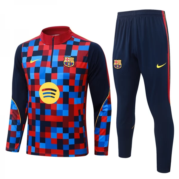 Survêtement FC Barcelone 2026/27 - 1-4 Zip Bleu Survêtement FC Barcelone 2026/27 - 1-4 Zip Bleu
