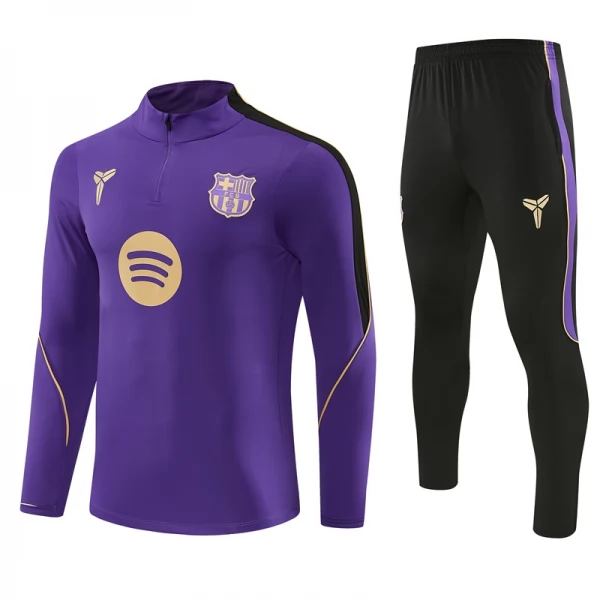 Survêtement FC Barcelone 2026/27 - 1-4 Zip Violet Survêtement FC Barcelone 2026/27 - 1-4 Zip Violet