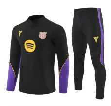 Survêtement FC Barcelone Enfant 2026/27 - 1-4 Zip Noir