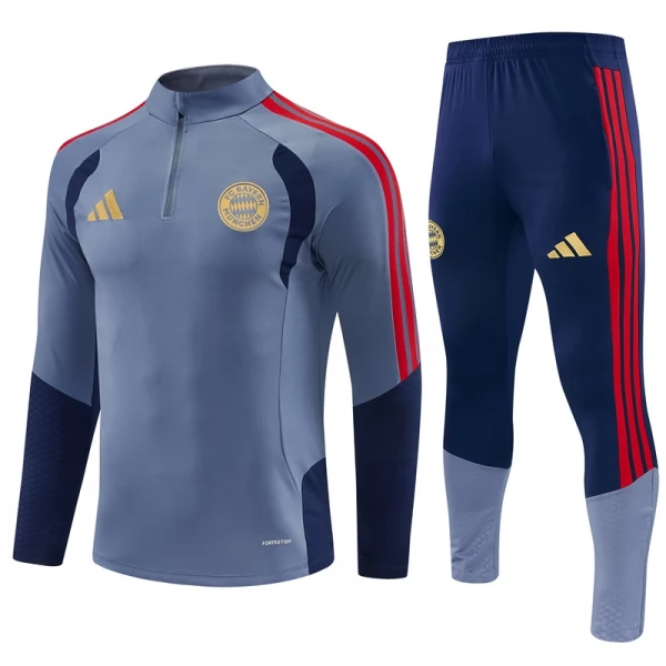 Survêtement FC Bayern Munich 2026/27 - 1-4 Zip Gris Survêtement FC Bayern Munich 2026/27 - 1-4 Zip Gris