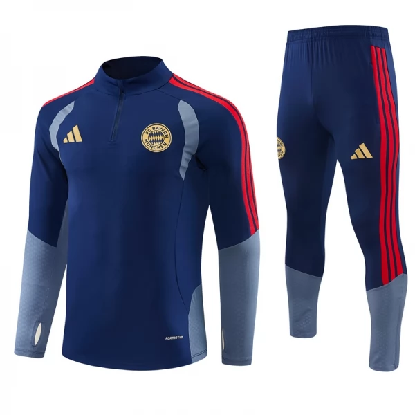 Survêtement FC Bayern Munich Enfant 2026/27 - 1-4 Zip Bleu Survêtement FC Bayern Munich Enfant 2026/27 - 1-4 Zip Bleu