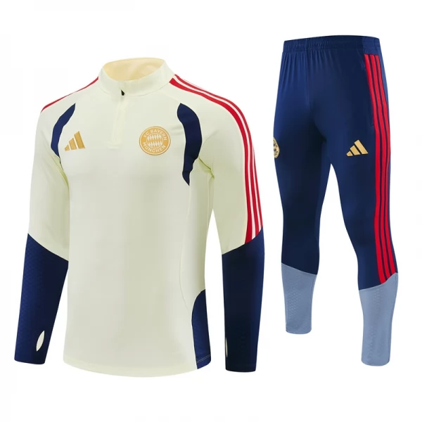 Survêtement FC Bayern Munich Enfant 2026/27 - 1-4 Zip Jaune Survêtement FC Bayern Munich Enfant 2026/27 - 1-4 Zip Jaune