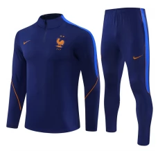 Survêtement France Enfant 2026/27 - 1-4 Zip Bleu
