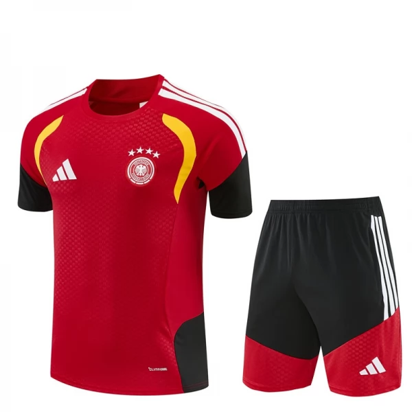Survêtement(Maillot+Shorts) Allemagne Enfant 2026/27 Rouge Survêtement(Maillot+Shorts) Allemagne Enfant 2026/27 Rouge