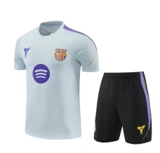 Survêtement(Maillot+Shorts) FC Barcelone Enfant 2026/27 Gris Survêtement(Maillot+Shorts) FC Barcelone Enfant 2026/27 Gris