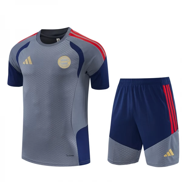 Survêtement(Maillot+Shorts) FC Bayern Munich 2026/27 Gris Survêtement(Maillot+Shorts) FC Bayern Munich 2026/27 Gris