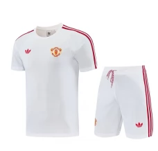 Survêtement(Maillot+Shorts) Manchester United 2026/27 Blanc Survêtement(Maillot+Shorts) Manchester United 2026/27 Blanc