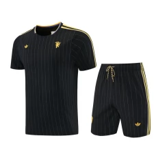 Survêtement(Maillot+Shorts) Manchester United 2026/27 Noir