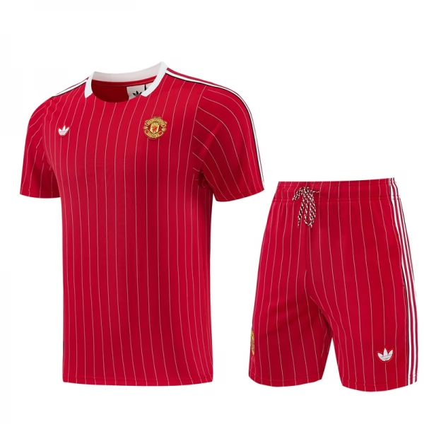 Survêtement(Maillot+Shorts) Manchester United 2026/27 Rouge Survêtement(Maillot+Shorts) Manchester United 2026/27 Rouge